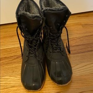 Sporto Black winter boots size 11